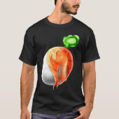 Easter Egg Painted As Carrot On Easter T-shirt (Voorkant)