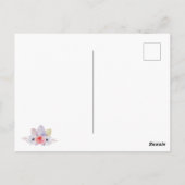 Easter egg silver with photo briefkaart (Achterkant)