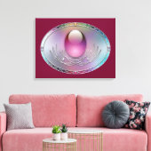 Easter Eggs Canvas afdrukken (Insitu (Woonkamer))