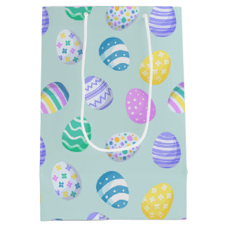Easter Eggs Colorful Pattern Medium Cadeauzakje