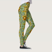 EASTER EGGS ~ Green Yellow 3D ~  Leggings (Droite)