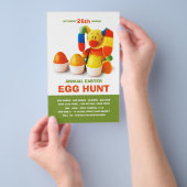 Easter Eggs Hunt Invitation Custom Flyers (Hand)
