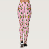 EASTER EGGS ~ Pink Green 3D ~  Leggings (Dos)