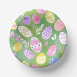 Easter Eggs | Pretty Pastel Watercolor Egg Hunt Papieren Kommen