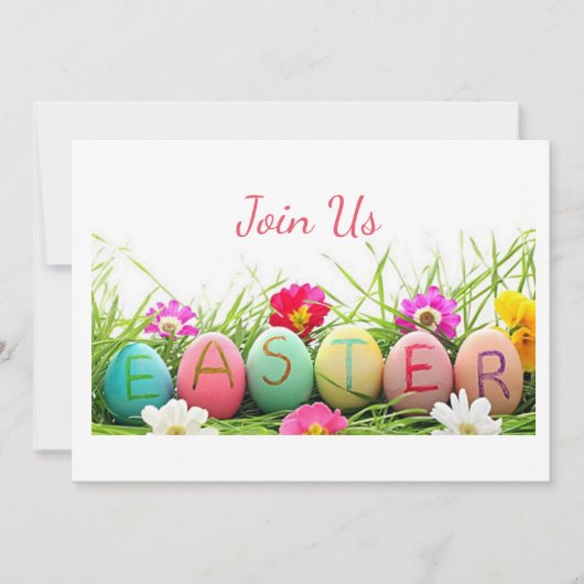 ***EASTER** ÉVÉNEMENT "JOIN NOUS" INVITATION (Devant)