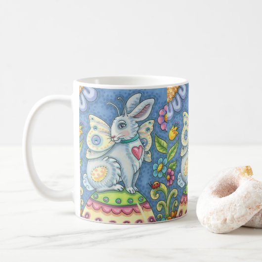 EASTER FAIRY, RABBIT MUG Classique *Personnaliser (Avec donut)