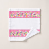 Easter Floral Rabbits (Gant de toilette)