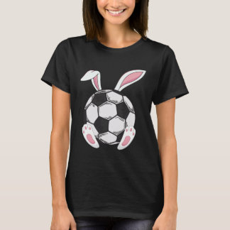 Easter Football Soccer  Rabbit Bunny Easter Day 20 T-shirt