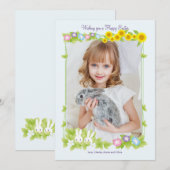 Easter Frame Photo Holiday Card Feestdagenkaart (Voorkant / Achterkant)