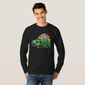 Easter Garbage Truck Eggs Funny Easter Day For Boy T-shirt (Voorkant volledig)