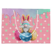 Easter Gnome Polkadot Eggs Icing Drips Groot Cadeauzakje (Achterkant)