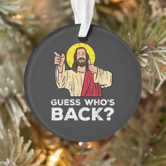 Easter Guess Whos Back Jesus Funny Religious (Arbre)