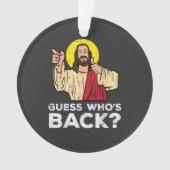 Easter Guess Whos Back Jesus Funny Religious (devant)