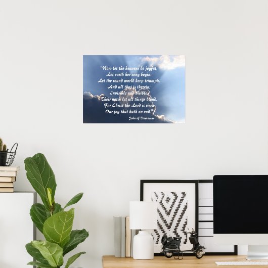 Easter inspirational poster (Bureau à domicile)