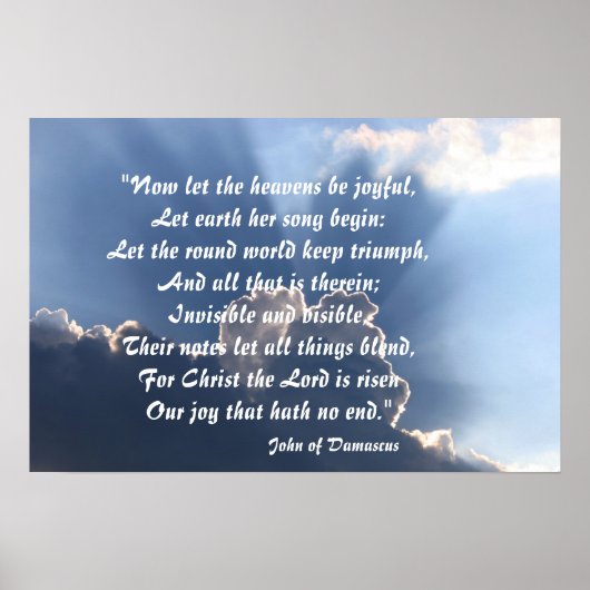 Easter inspirational poster (Devant)