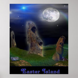 Easter Island Kunst poster