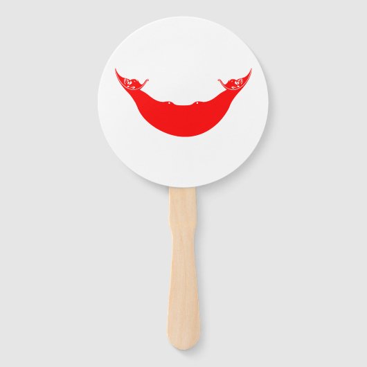 Easter Island-vlag Handwaaier (Voorkant)