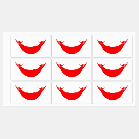 Easter Island-vlag Labels (Vel)