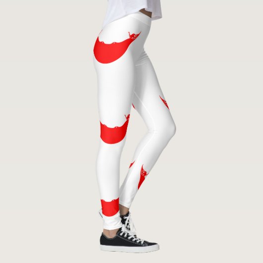 Easter Island-vlag Leggings (Rechts)