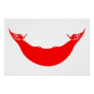 Easter Island-vlag Perfect Poster