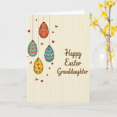 Easter Joy Granddaughter Card Kaart (Gele Bloem)
