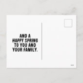  Easter Lamb Holiday Briefkaart (Achterkant)