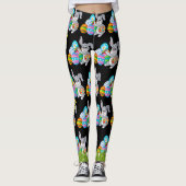 EASTER Leggings Bunny Egg Yoga Pants Women's Girls (Voorkant)