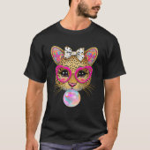 Easter Leopard Cheetah Coquette Bow Brushstroke Ea T-shirt (Voorkant)
