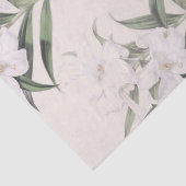 Easter Lily Diagonals Botanisch Weefselpapier Tissuepapier (Detail)