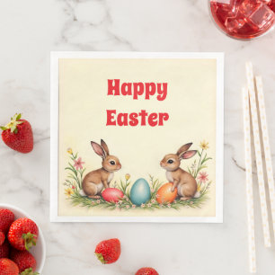 Easter Little Rabbits  Populair Collectie Servet