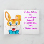 EASTER, M. Carte JACK RABBIT (Intérieur)