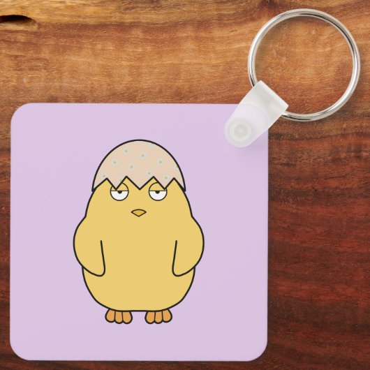 Easter Meh Chick 1 Sleutelhanger (Achterkant)