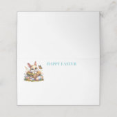 Easter Name Place Card (Buitenkant ongevouwen)
