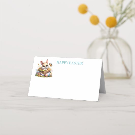Easter Name Place Card (Voorkant)