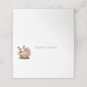 Easter Name Place Card (Buitenkant ongevouwen)
