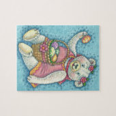 EASTER OEUF TEDDY OURS VACANCES PUZZLE (Horizontal)