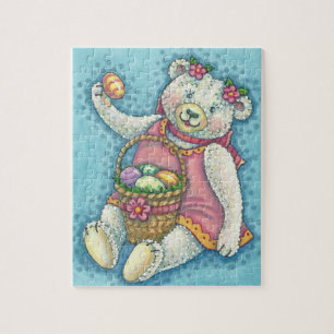 EASTER OEUF TEDDY OURS VACANCES PUZZLE
