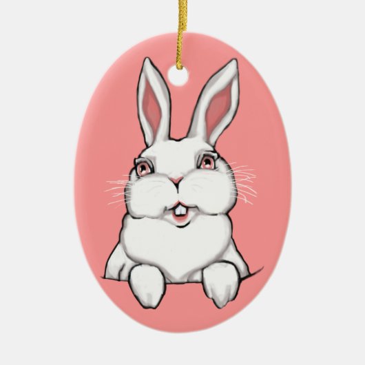 Easter Ornament Custom Easter Bunny Decorations (Voorkant)