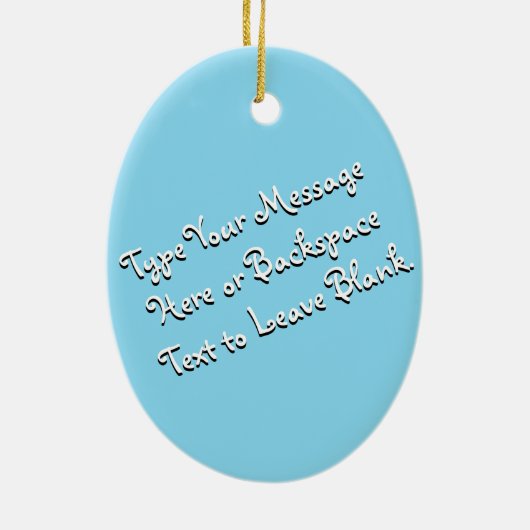 Easter Ornament Custom Easter Bunny Decorations (Achterkant)