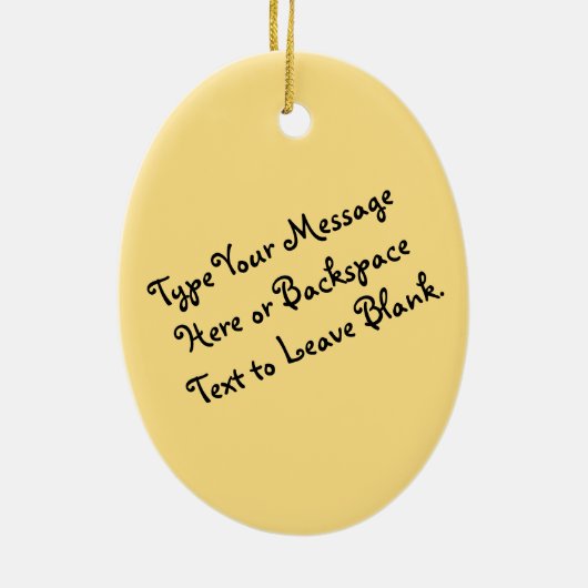 Easter Ornament Custom Easter Bunny Decorations (Achterkant)