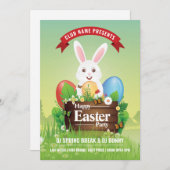 Easter Party Invitation Flyer (Devant / Derrière)
