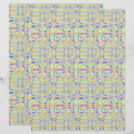Easter Pastel Abstract 2-Sided Scrapbook Paper