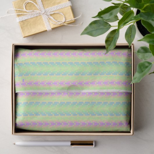 Easter Pastel Cross Tissue Paper Tissuepapier (Geschenk)