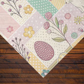 Easter Patchwork Pastel Bunnies Eggs and Gingham Tissuepapier