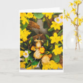 ***EASTER*** POUR LA CARTE AMATEUR DE FLEURS (Fleur jaune)