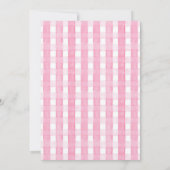 Easter Rabbit Bunny Girl Baby Shower Invitation (Dos)