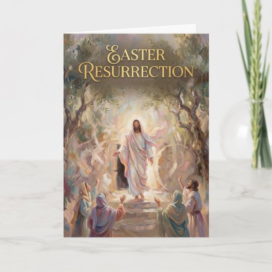 Easter Resurrection Easter Card Kaart (Voorkant)