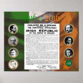 Easter Rising 1916 - 2016 Poster commémoratif (Devant)