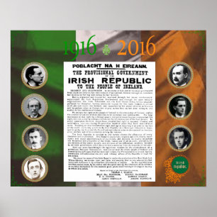 Easter Rising 1916 - 2016 Poster commémoratif