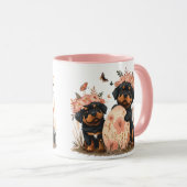 Easter Rottweiler Dogs Mok (Voorkant rechts)